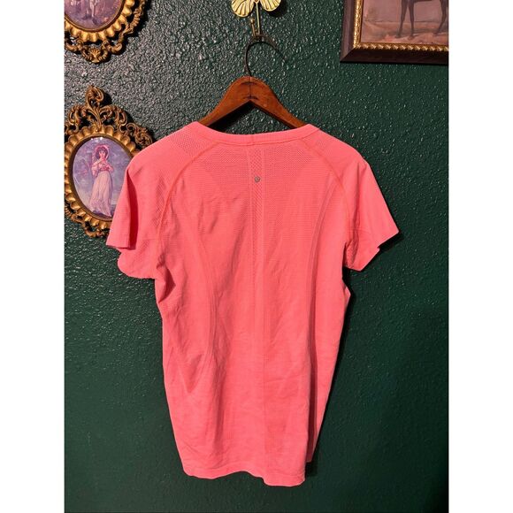 Lululemon Swiftly Tech Size 12 Coral Pink - Picture 3 of 3